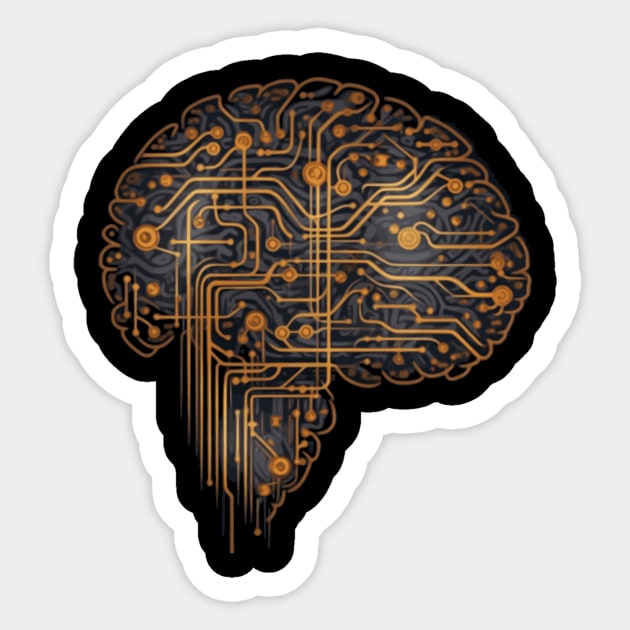 The Brain Sticker by Pixy Official